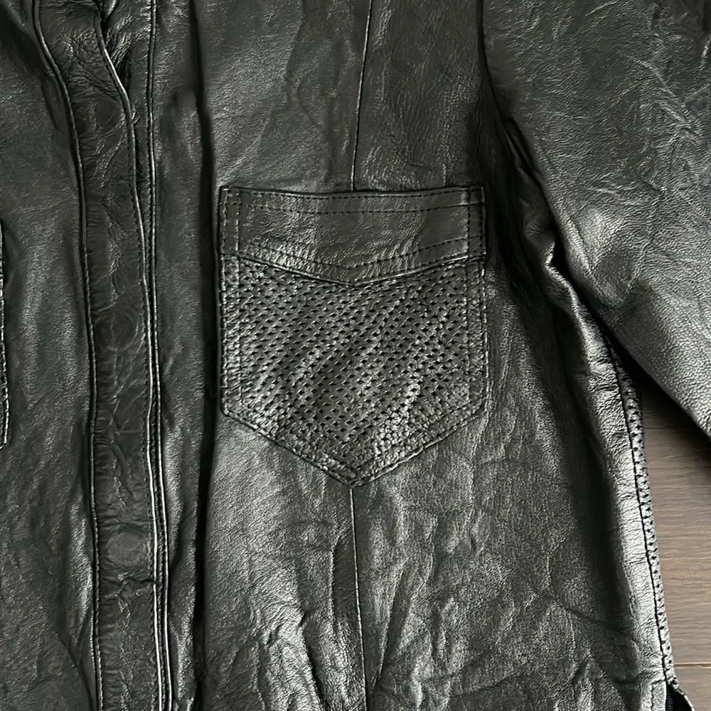Bano eeMee Leather Cropped Jacket, XS